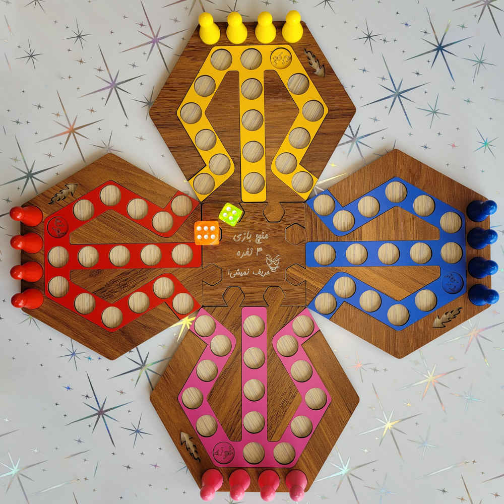 Price and Buy Mensch ärgere Dich nicht (Ludo) & Snakes & Ladders Game Set – For 6 Players - Image 3