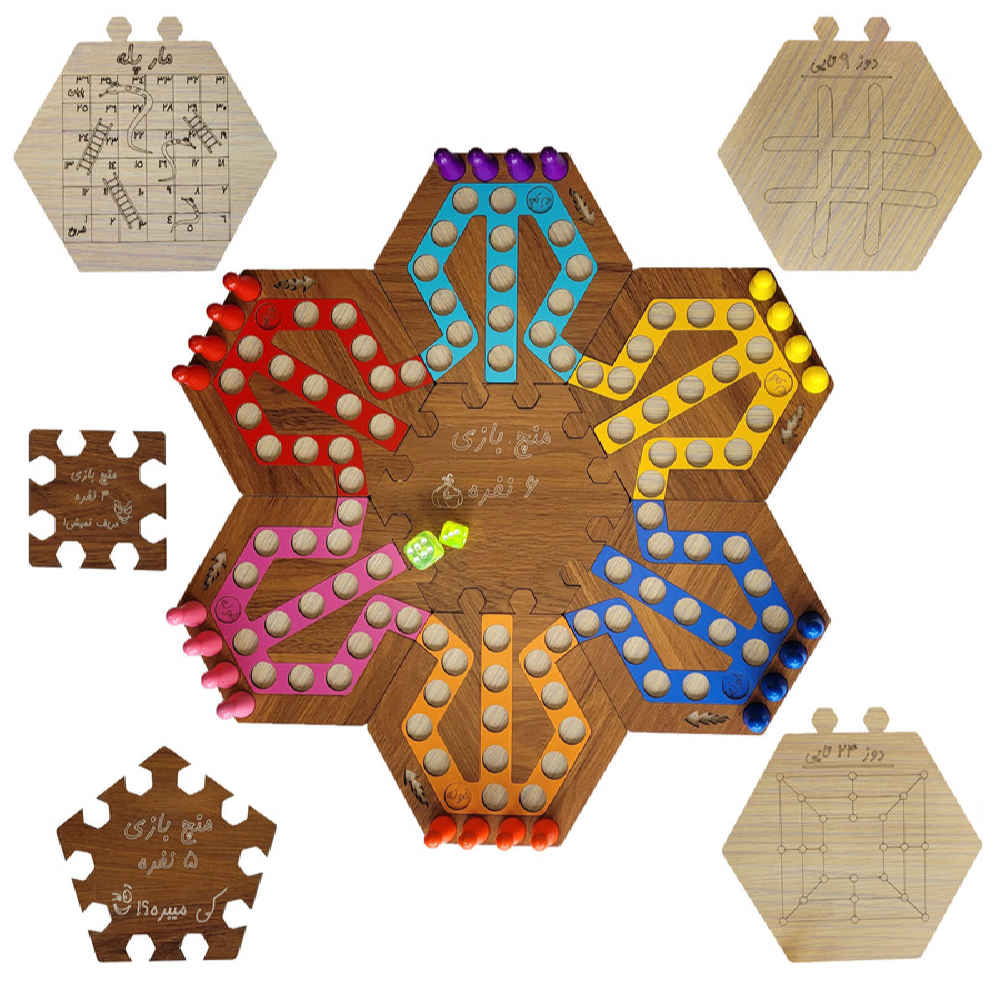 Price and Buy Mensch ärgere Dich nicht (Ludo) & Snakes & Ladders Game Set – For 6 Players - Image 4