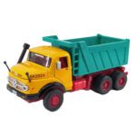Price and Buy Mercedes-Benz Kurzhauber Model 1959 Dump Lorry Toy Truck Diecast Musical with Headlights