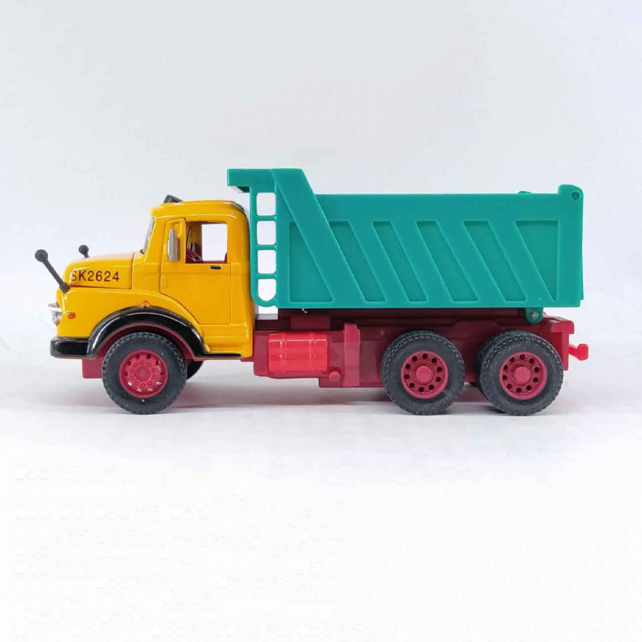 Price and Buy Mercedes-Benz Kurzhauber Model 1959 Dump Lorry Toy Truck Diecast Musical with Headlights - Image 5