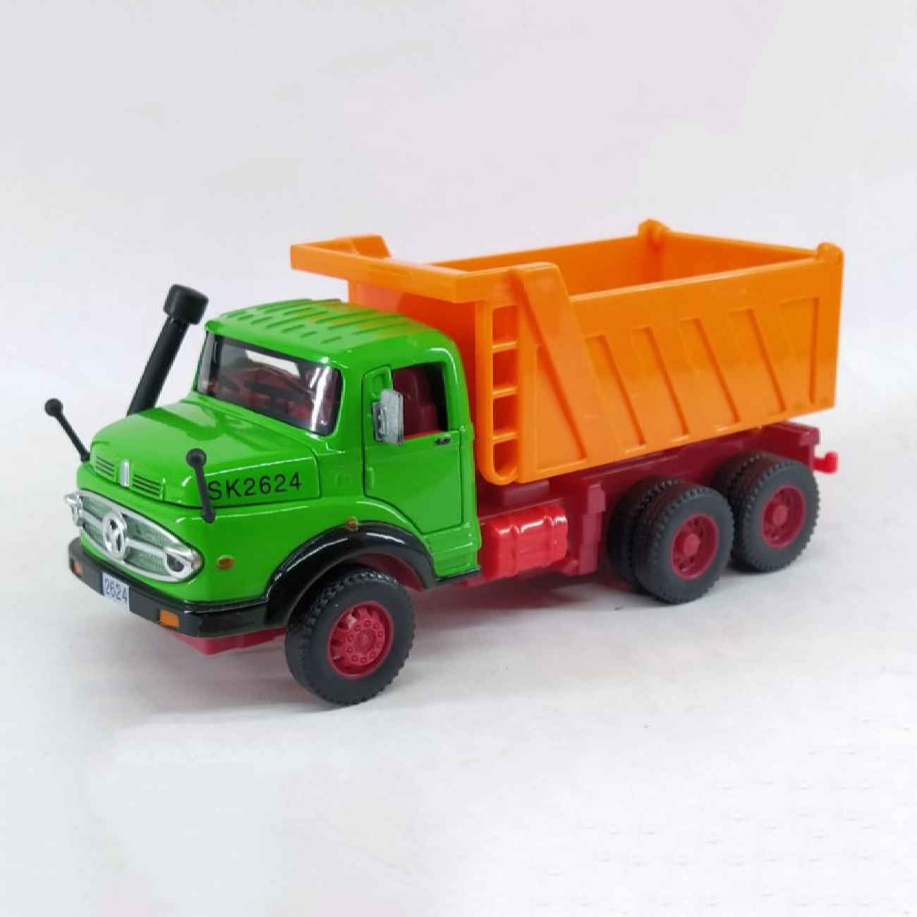 Price and Buy Mercedes-Benz Kurzhauber Model 1959 Dump Lorry Toy Truck Diecast Musical with Headlights - Image 8