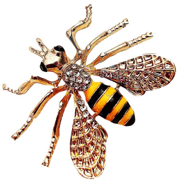 Price and Buy Metal Brooch Pin – Bee Design_68fce9f9120ec.jpeg Price and Buy Metal Brooch Pin – Bee Design