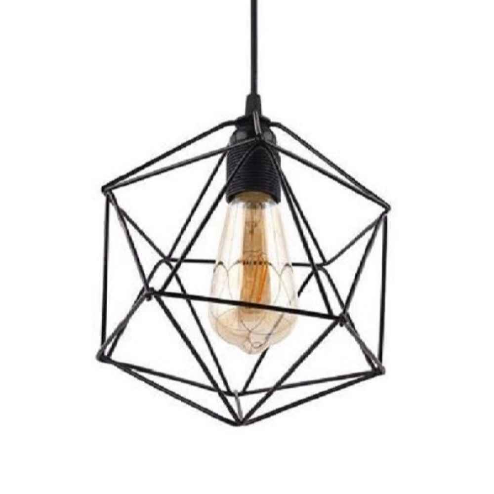 Price and Buy Metal Cluster Pendant Light with Metal Cage Lampshade Flush Mount - Image 4