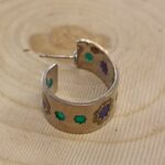 Price and Buy Metal Drop Earrings for Women Floral Indian Design - Image 5