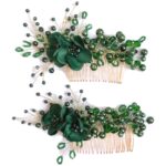 Price and Buy Metal Hair Comb with Delicate Flowers, Suitable for Ceremonies or Everyday Use – 2 Pcs