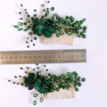 Price and Buy Metal Hair Comb with Delicate Flowers, Suitable for Ceremonies or Everyday Use – 2 Pcs - Image 4