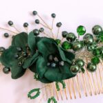 Price and Buy Metal Hair Comb with Delicate Flowers, Suitable for Ceremonies or Everyday Use – 2 Pcs - Image 5