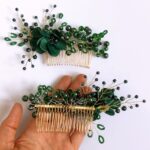 Price and Buy Metal Hair Comb with Delicate Flowers, Suitable for Ceremonies or Everyday Use – 2 Pcs - Image 6