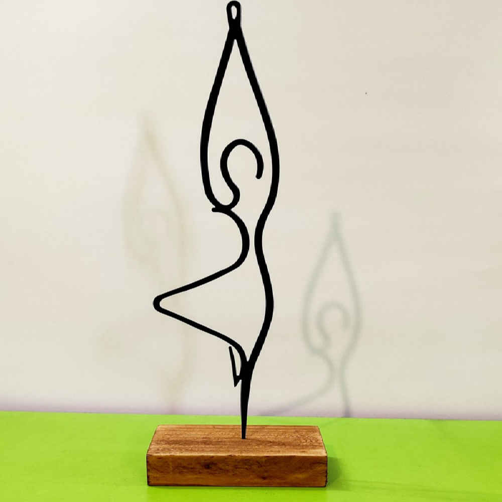 Price and Buy Metal Minimalist Figurine Artwork Sculpture Ballerina Dancer - Image 3