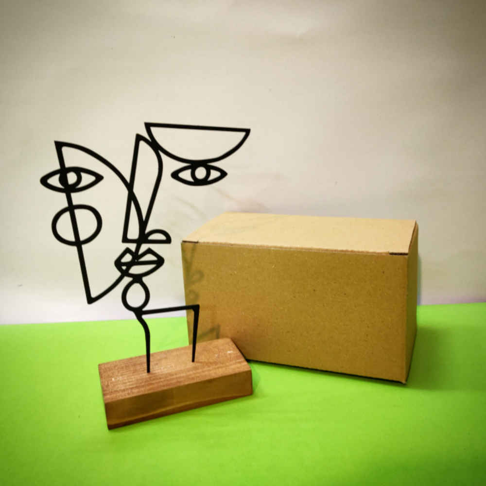 Price and Buy Metal Minimalist Figurine Artwork Sculpture Chehreh - Image 4