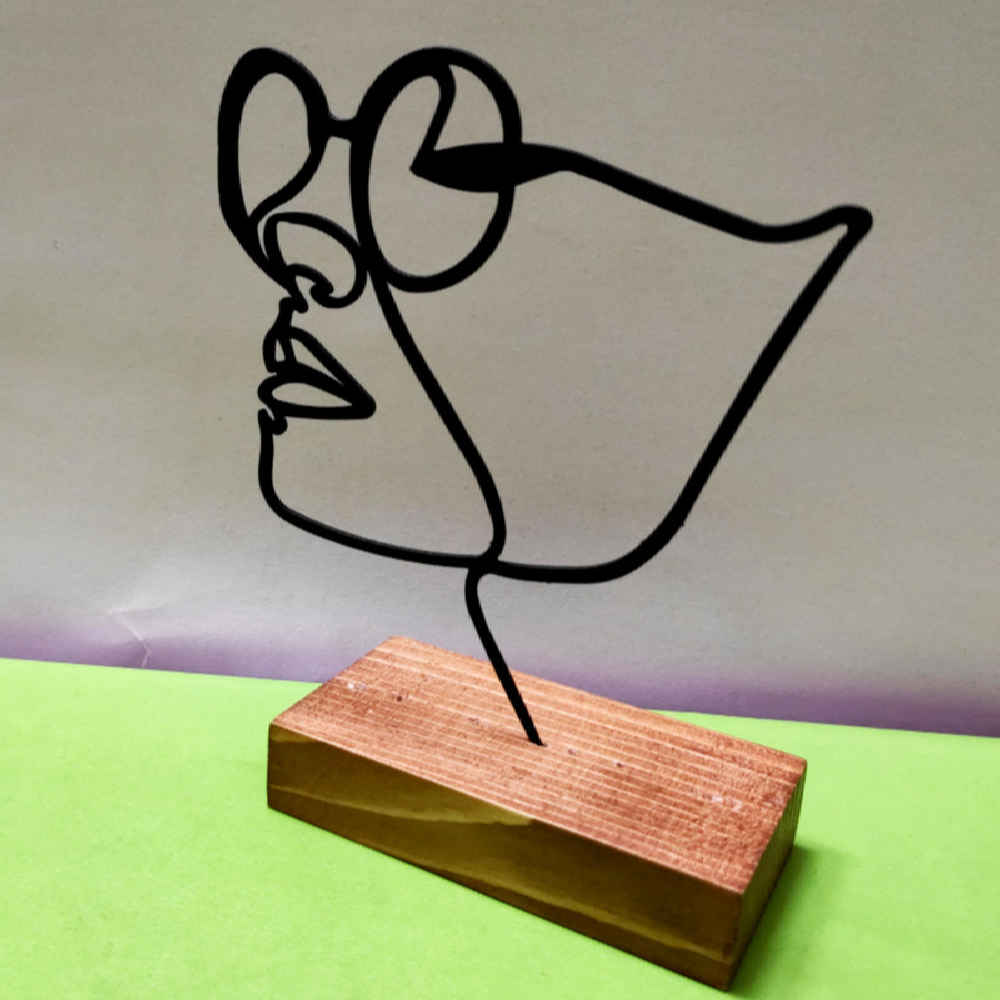 Price and Buy Metal Minimalist Figurine Artwork Sculpture Dokhtar - Image 4