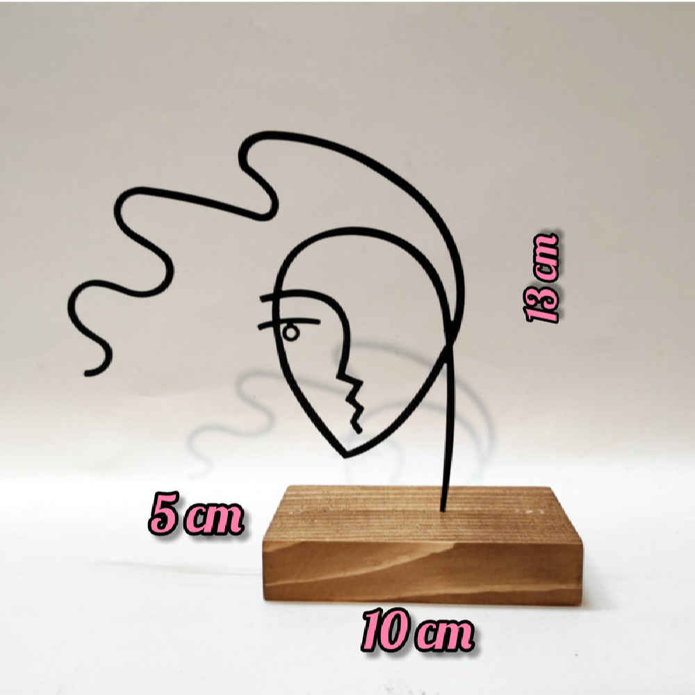 Price and Buy Metal Minimalist Figurine Artwork Sculpture Girl - Image 3