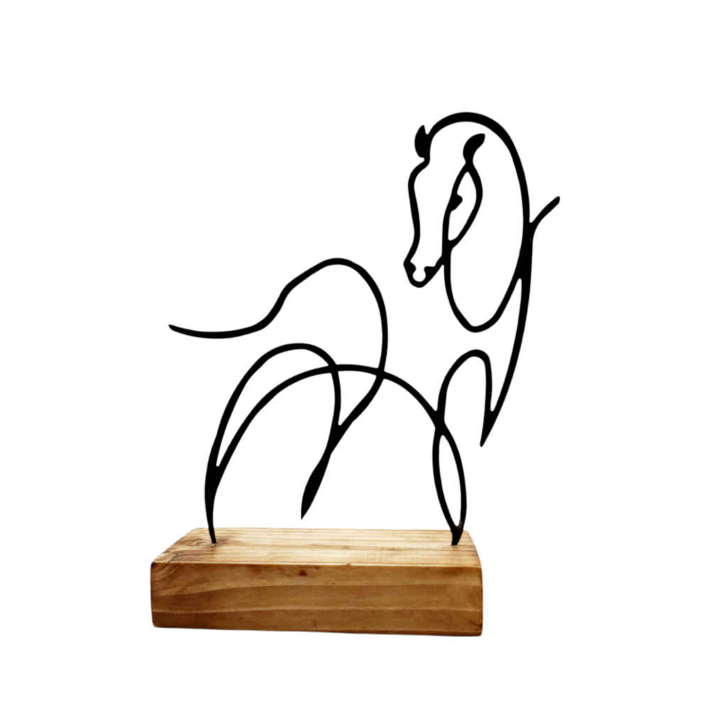 Price and Buy Metal Minimalist Figurine Artwork Sculpture Horse