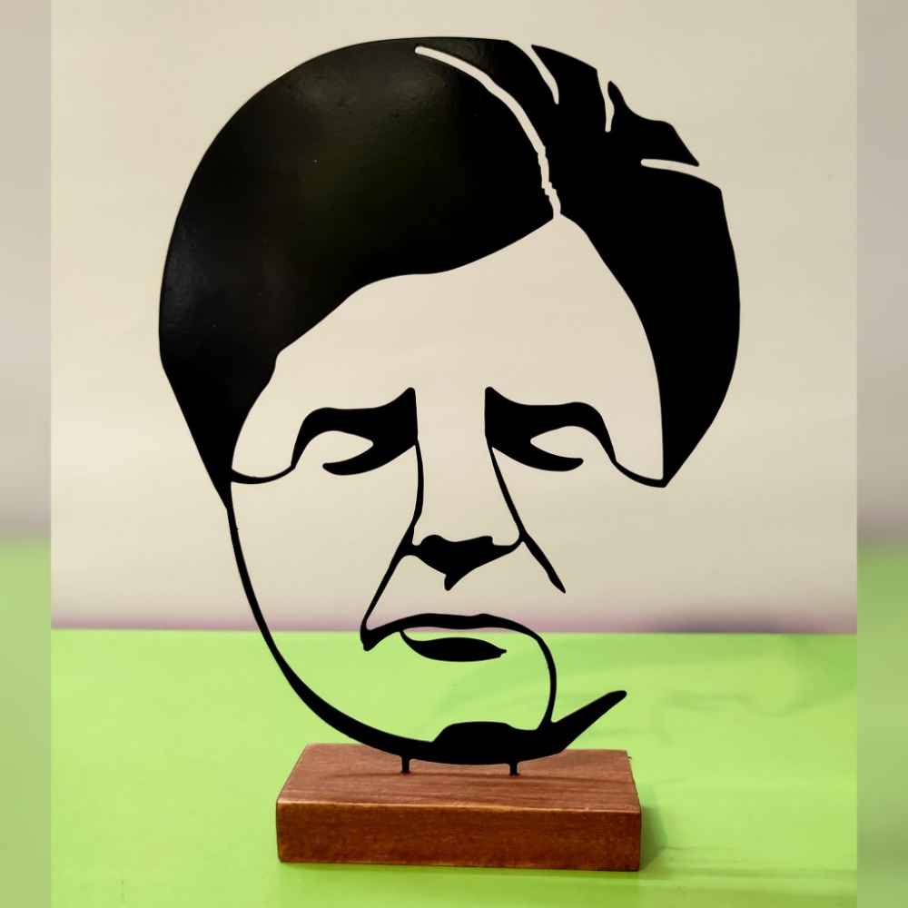 Price and Buy Metal Minimalist Figurine Artwork Sculpture Mohammad-Reza Shajarian - Image 3