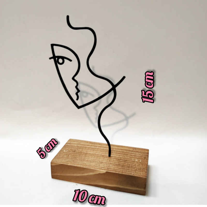 Price and Buy Metal Minimalist Figurine Artwork Sculpture Nice Girl - Image 3