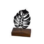 Price and Buy Metal Minimalist Sculpture – Abstract Leaf Design Artwork