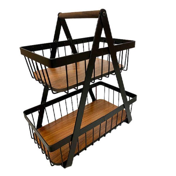 Price and Buy Metal Wire Fruit Basket 2-Tier With Detachable Wooden Base_68fe6103a3e73.jpeg Price and Buy Metal Wire Fruit Basket 2-Tier With Detachable Wooden Base