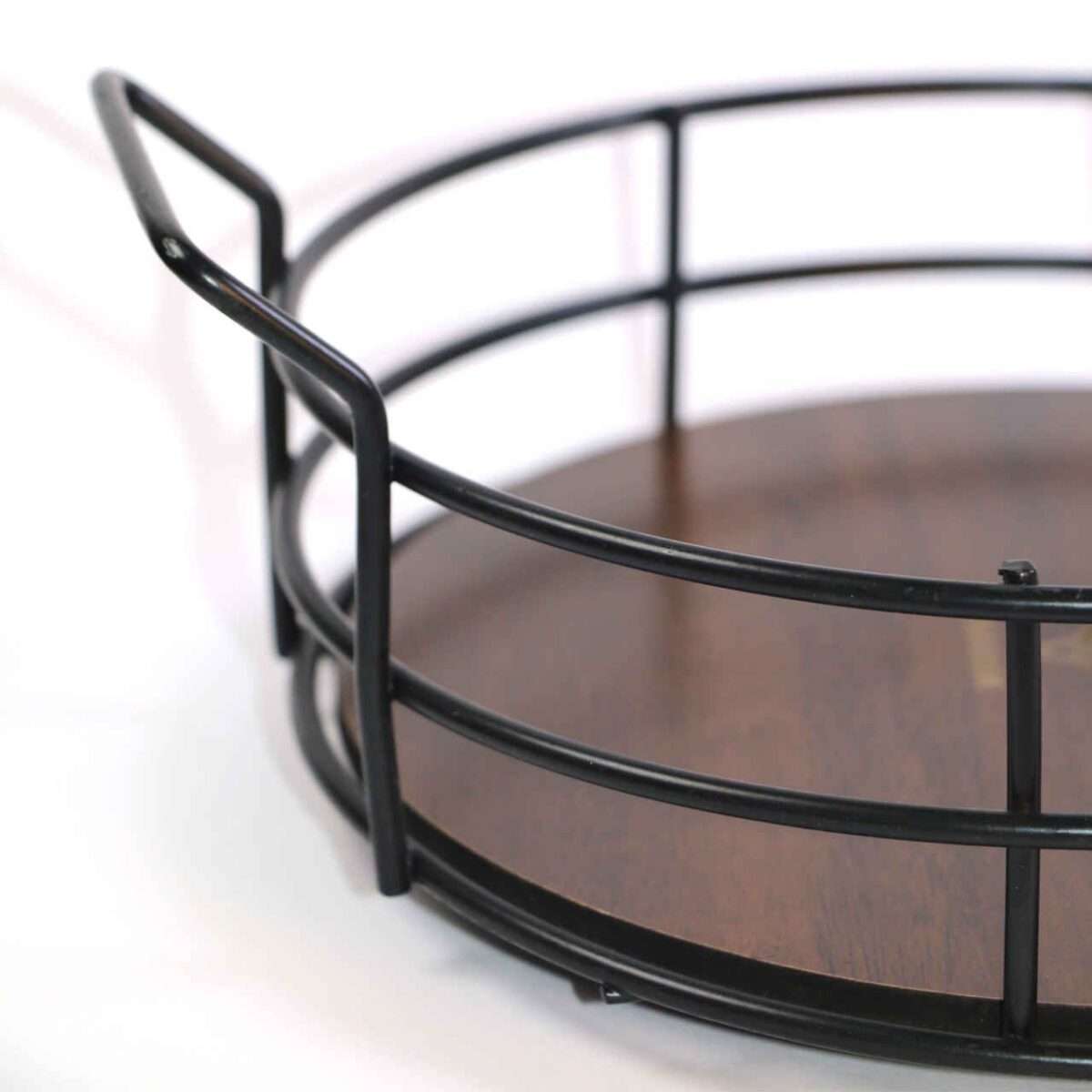Price and Buy Metal Wire Fruit Basket With Detachable Wooden Base - Image 3
