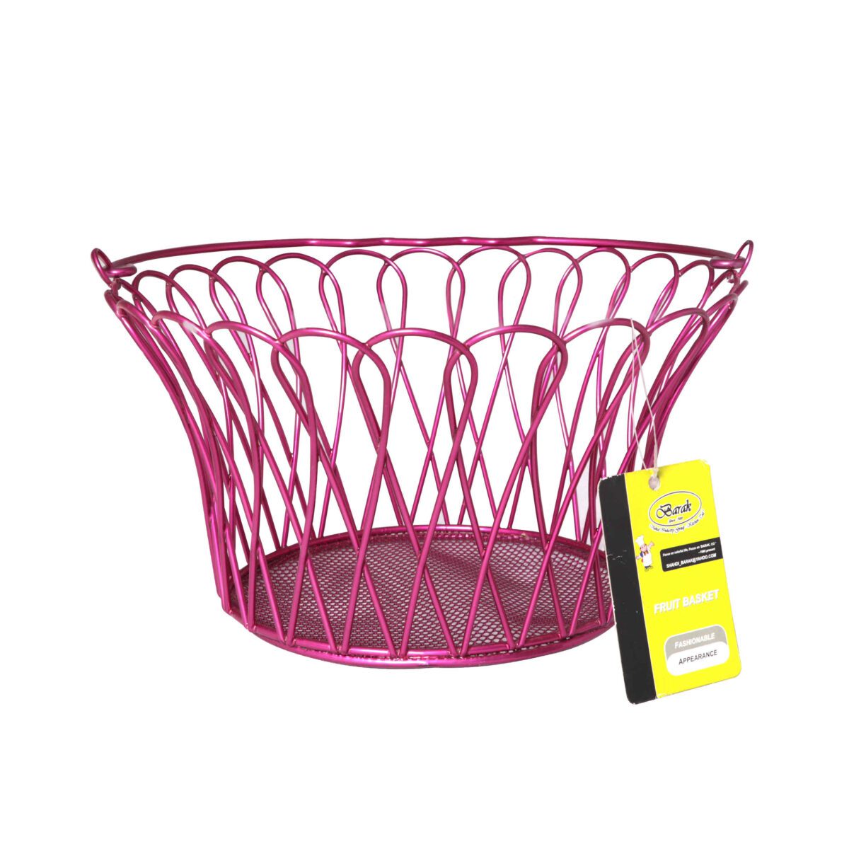 Price and Buy Metal Wire Fruit Basket With Mesh-Shaped Base