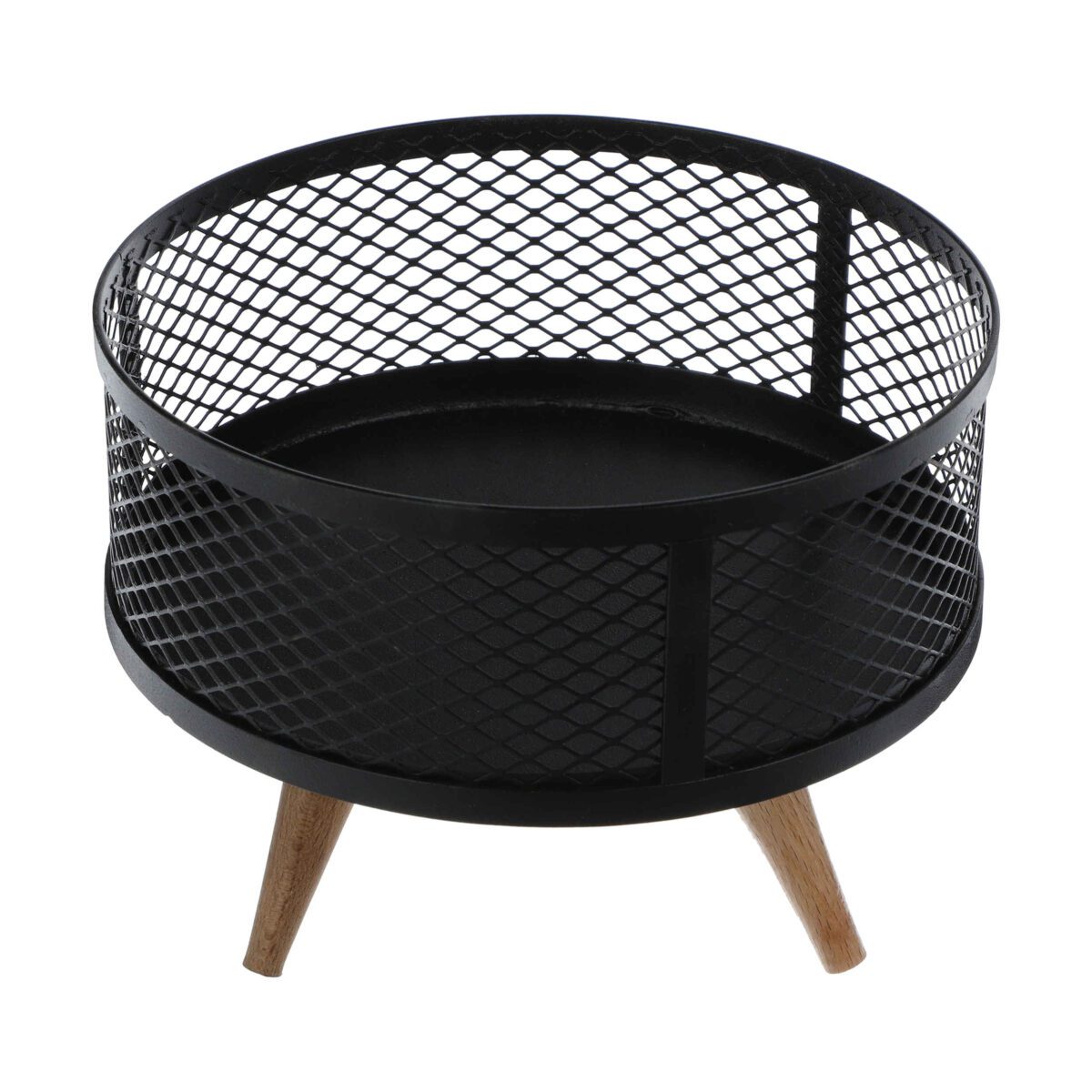 Price and Buy Metal Wire Fruit Basket With Wooden Base Model Diana - Image 3
