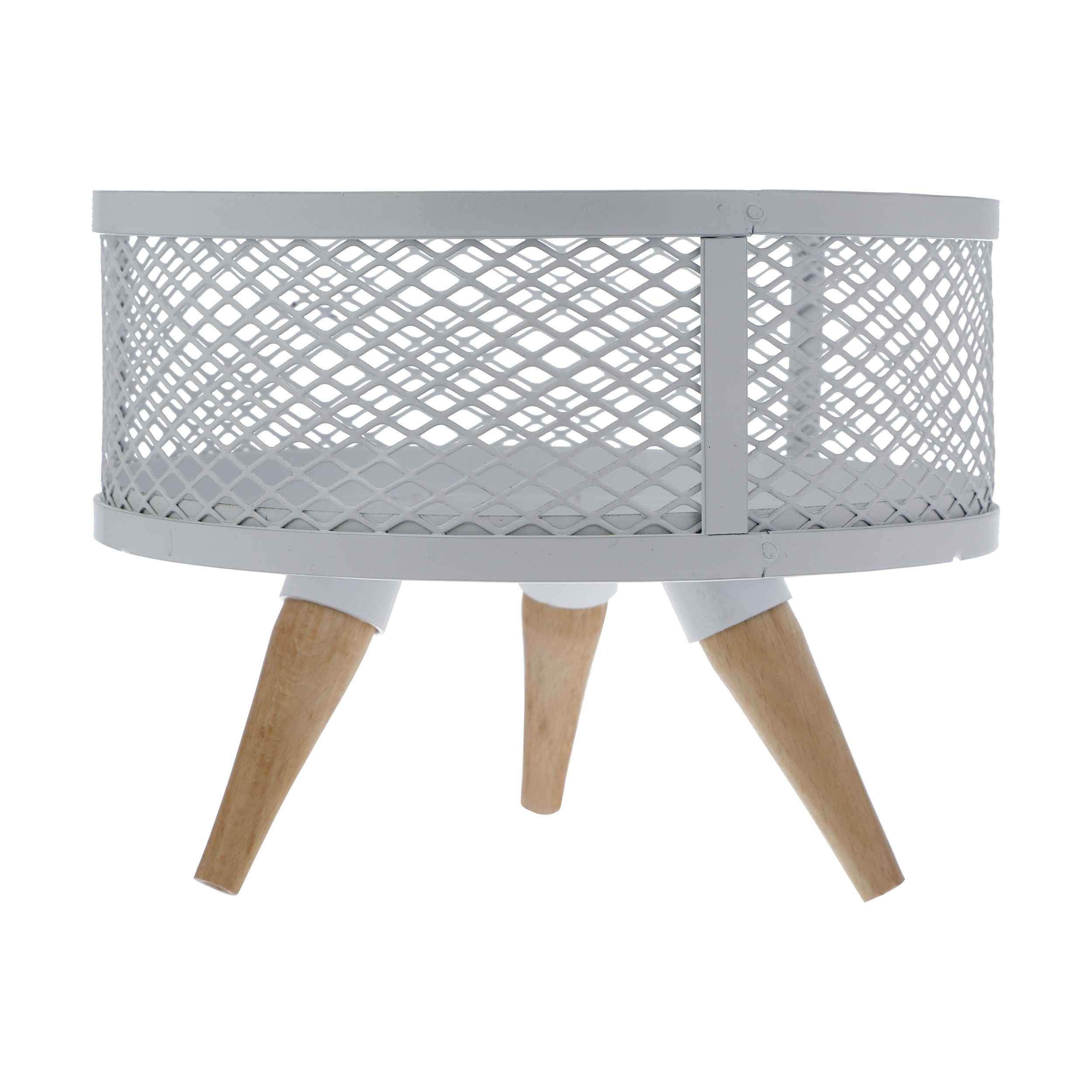 Price and Buy Metal Wire Fruit Basket With Wooden Base Model Diana - Image 5