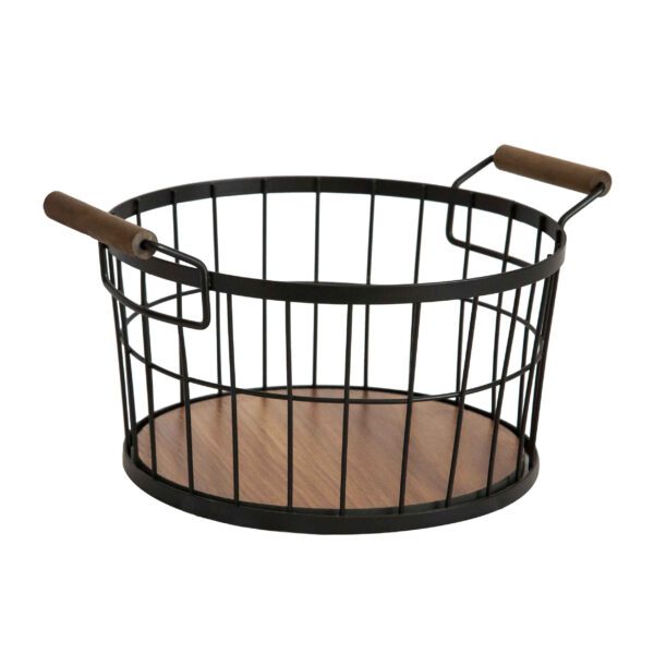 Price and Buy Metal Wire Fruit Basket With Wooden Base Model High_68fe624fb180f.jpeg Price and Buy Metal Wire Fruit Basket With Wooden Base Model High