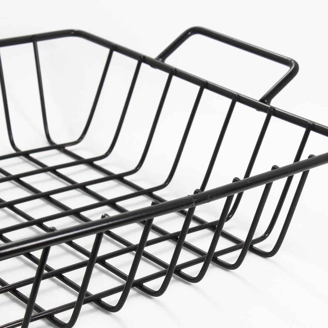 Price and Buy Metal Wire Fruit Basket With Wooden Base Model Valoria - Image 4