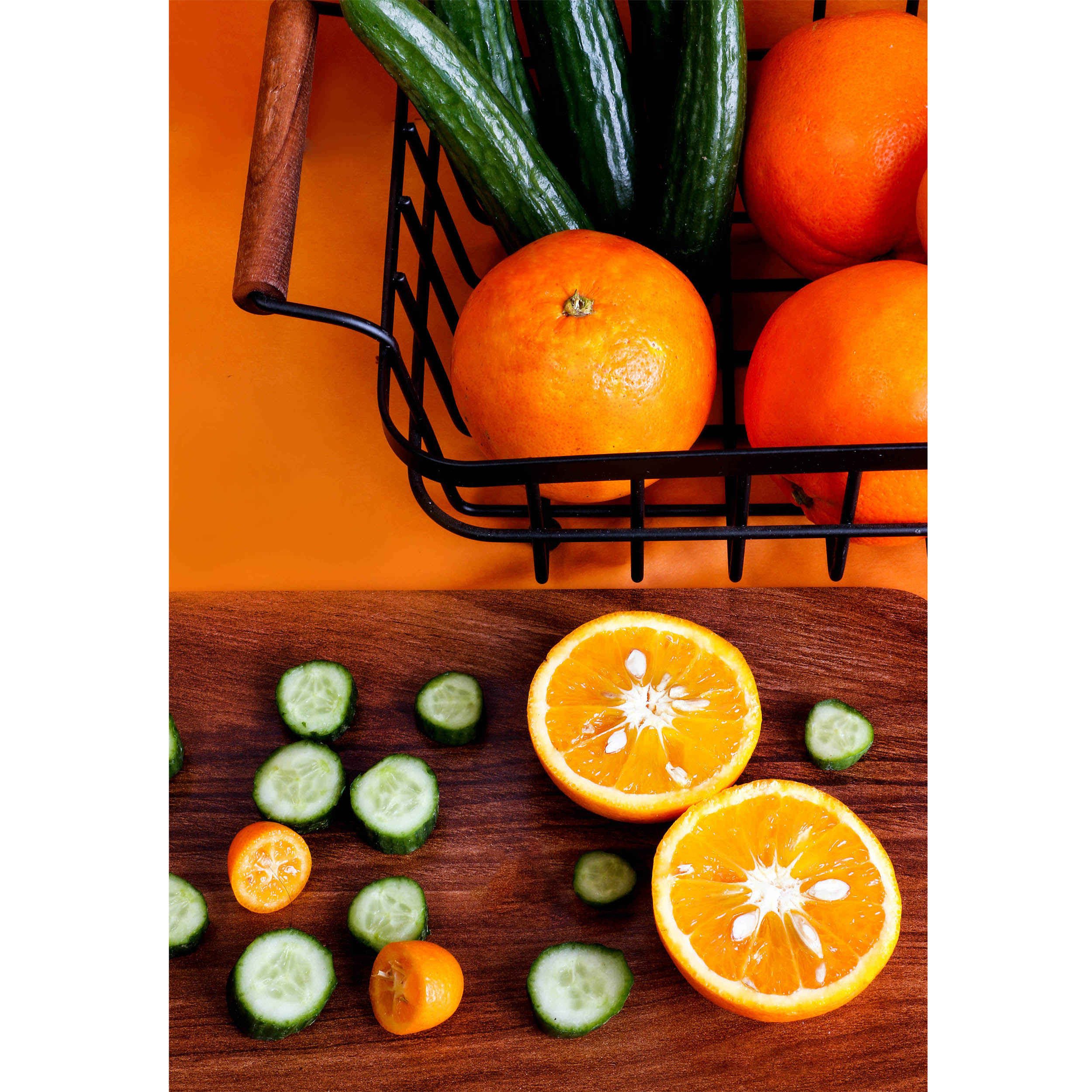 Price and Buy Metal Wire Fruit Basket With Wooden Handle & Base - Image 4