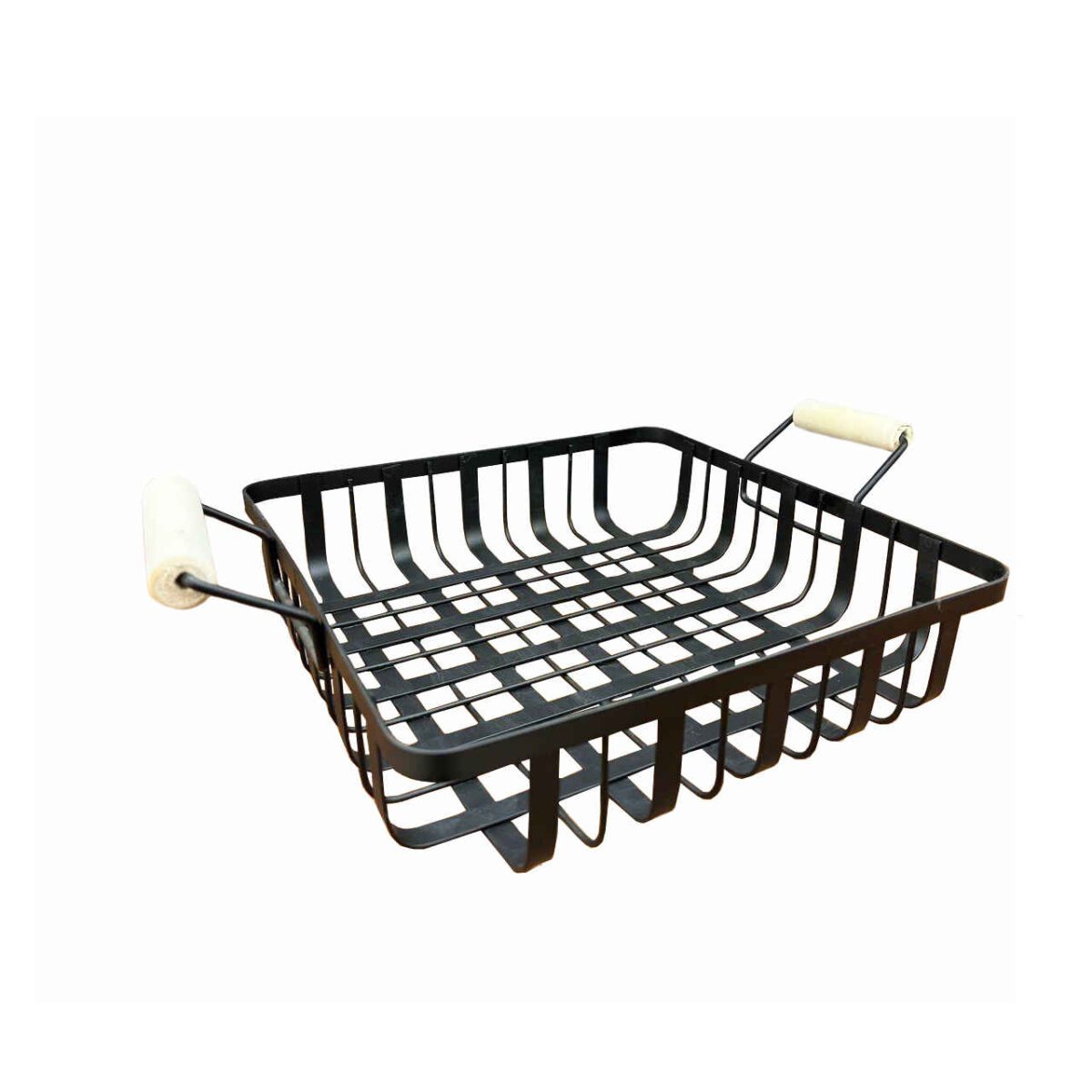 Price and Buy Metal Wire Fruit Basket With Wooden Handle