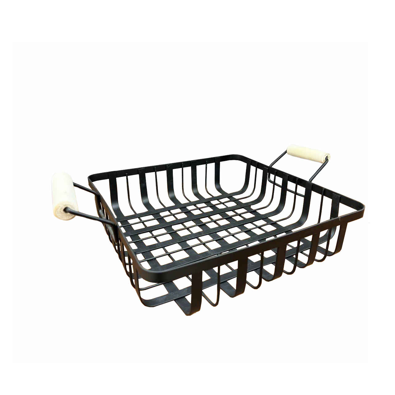 Price and Buy Metal Wire Fruit Basket With Wooden Handle