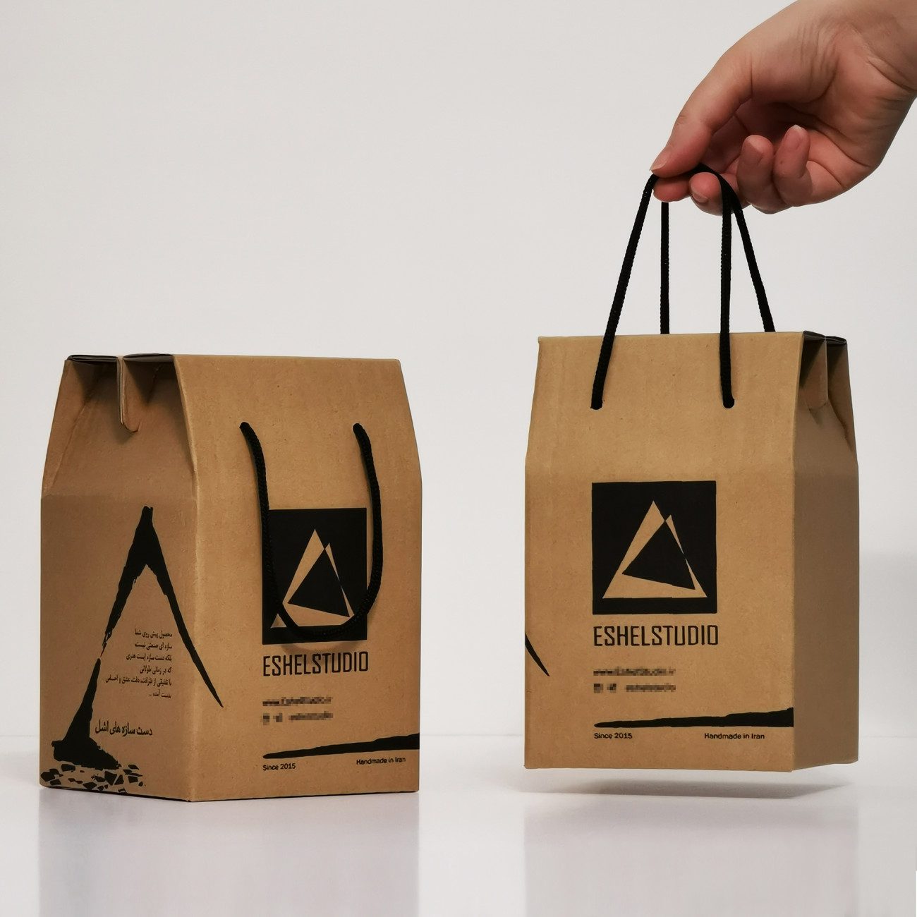 Price and Buy Mini Concrete Vase Handcrafted Geometric Design Gray - Image 3