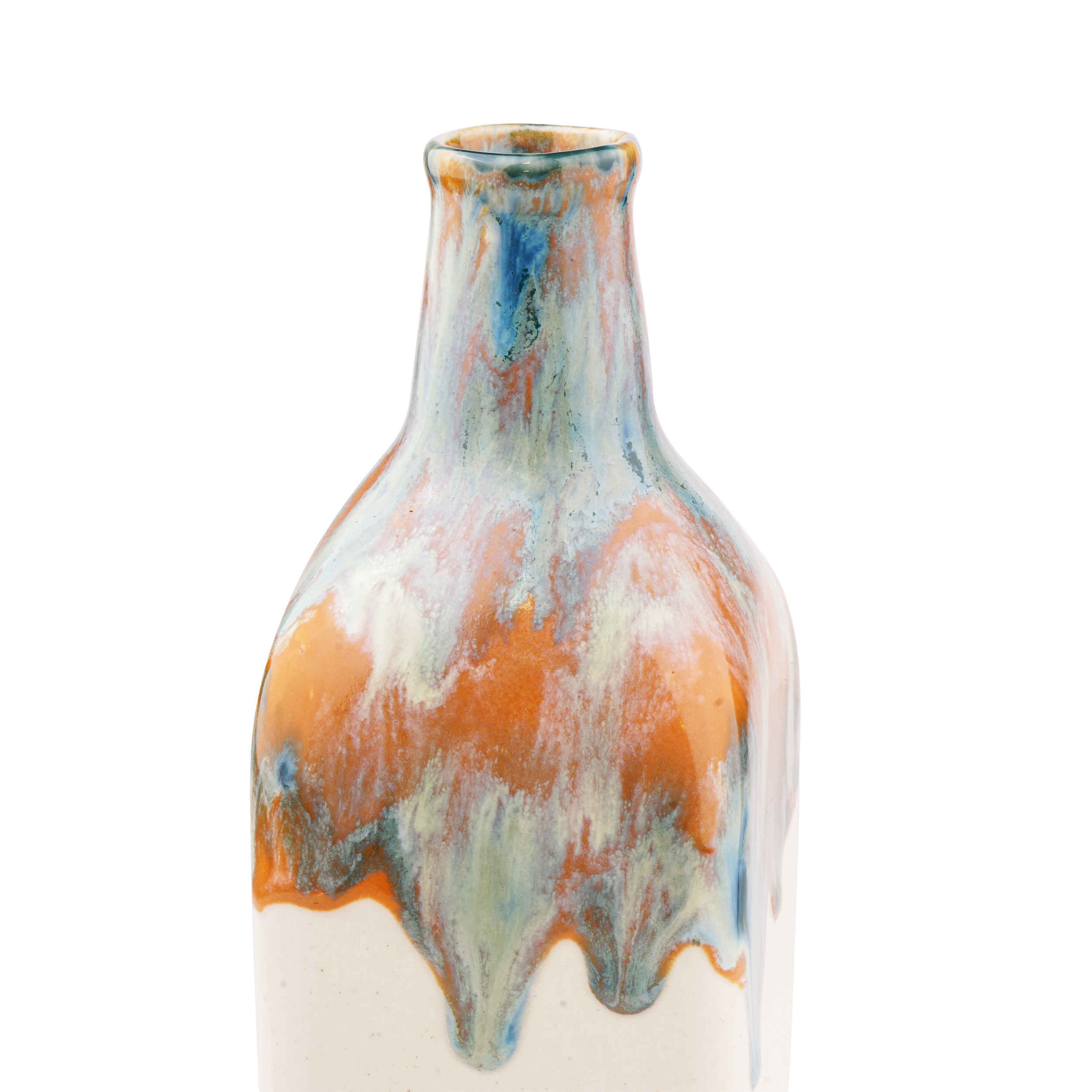 Price and Buy Mini Flower Vase for Single Stem – Handmade Suitable for Decor with Drip Glaze Design - Image 3