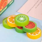 Price and Buy Mini Fruit Erasers – Watermelon, Orange & Kiwi Delights