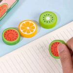 Price and Buy Mini Fruit Erasers – Watermelon, Orange & Kiwi Delights - Image 3