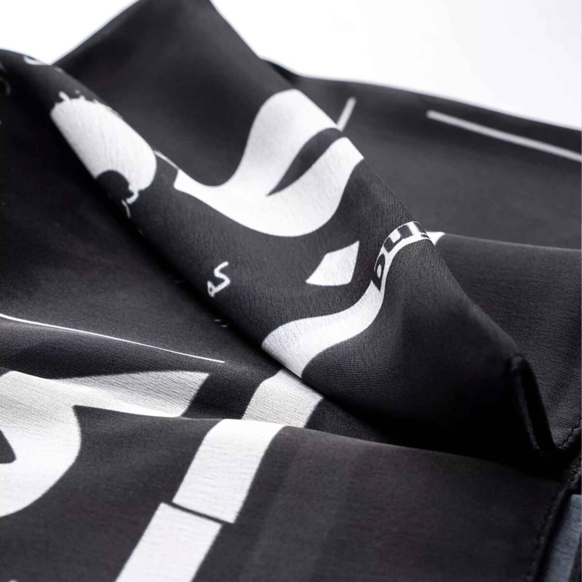 Price and Buy Mini Head Scarf for Women – Elegant Calligraphy Design - Image 3