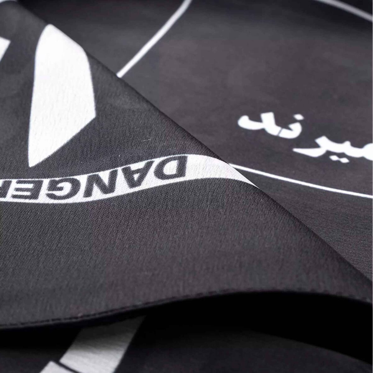 Price and Buy Mini Head Scarf for Women – Elegant Calligraphy Design - Image 4
