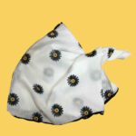 Price and Buy Mini Headscarf with Beautiful Chamomile Print – Elegant & Fresh