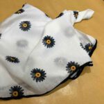 Price and Buy Mini Headscarf with Beautiful Chamomile Print – Elegant & Fresh - Image 4