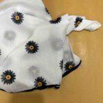 Price and Buy Mini Headscarf with Beautiful Chamomile Print – Elegant & Fresh - Image 7