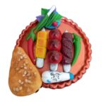 Price and Buy Mini Kebab Tray Fridge Magnet – Persian Food Model Gift (2x)