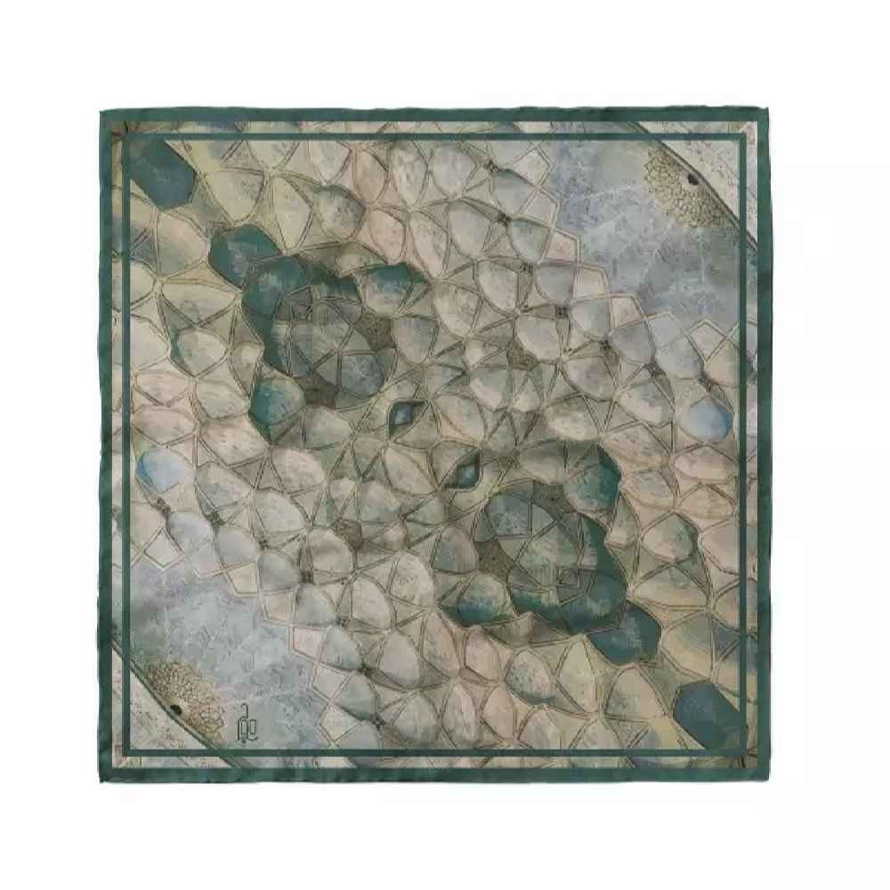 Price and Buy Mini Print Scarf for Women – Artistic Reflection of Jamé Mosque Beauty