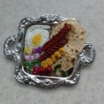 Price and Buy Miniature Kebab Dish Fridge Magnet – Suitable for Cultural Decor Lovers (4x) - Image 3