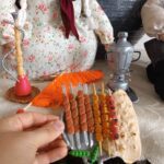 Price and Buy Miniature Persian Kebab Plate Magnet – Clay Food Fridge Accessory - Image 4