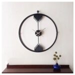 Price and Buy Minimal Wall Clock in Brushed Metal – Nordic Style Home Accent