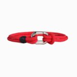 Price and Buy Minimalist Bracelet with Hook Design in Red