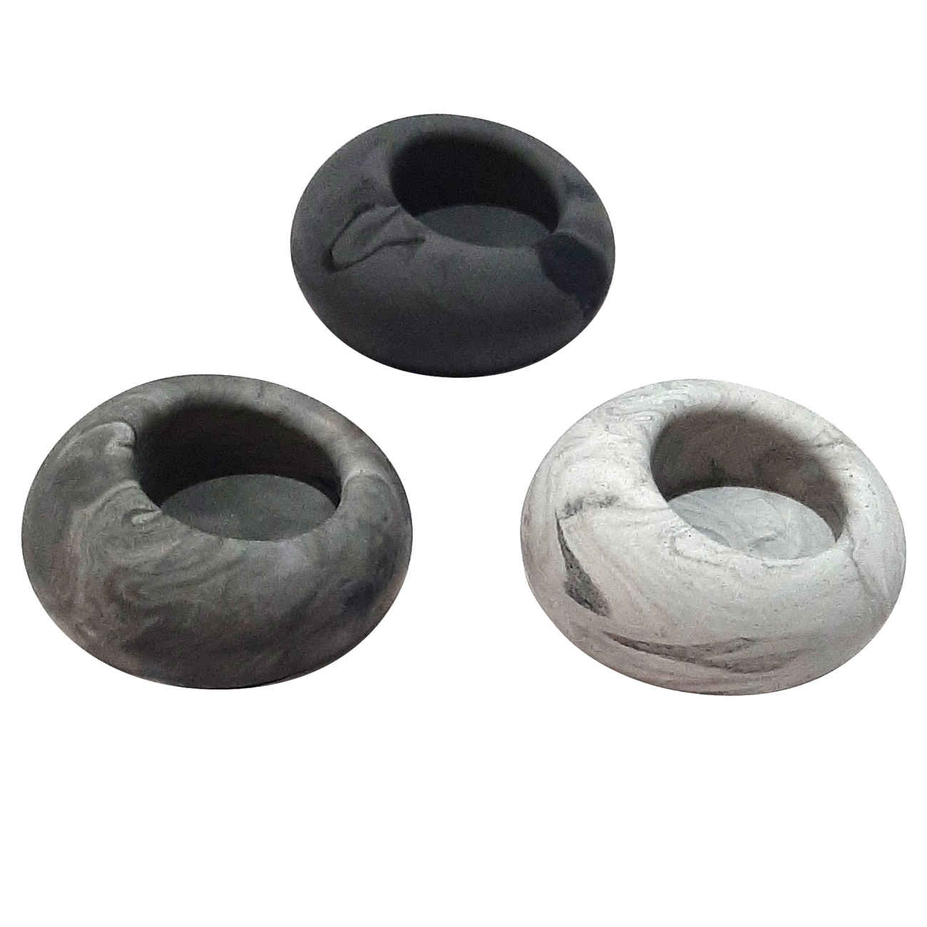 Price and Buy Minimalist Concrete Candle Holder – Simple & Durable, Set of 3