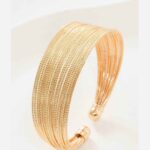 Price and Buy Minimalist Cuff Bracelet for Women, Adjustable & Elegant – Multi-Row