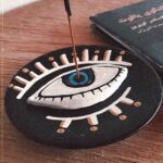 Price and Buy Minimalist Evil Eye Incense Holder – Aesthetic & Energetic Balance in Black