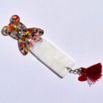 Price and Buy Minimalist Handcrafted Resin Bookmark – Elegant, Suitable for Book Lover with Bear Design