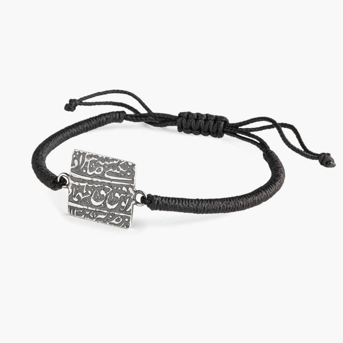 Price and Buy Minimalist Persian String Silver Bracelet – Saheb Gharan Design - Image 3